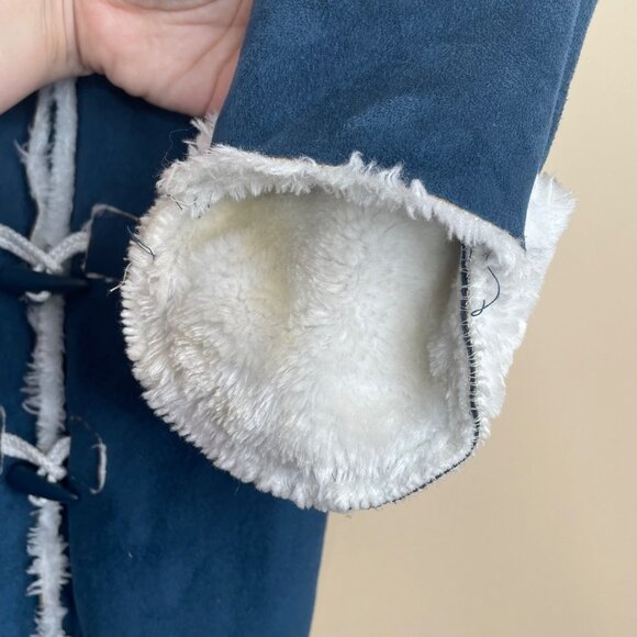 First Impressions Blue Fleece Lined Snowsuit Size 24‎ Months Vintage Inspired - Picture 9 of 10